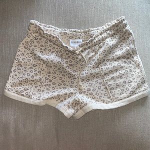 Leopard print shorts